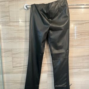 Vegan leather pants